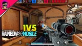 Rainbow Six Mobile Alpha Gameplay 1v5 | Ultimate Attack | Tom Clancy's Rainbow Six