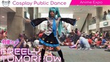 [hamu_cotton] Public Dance at Anime Expo || Hatsune Miku 初音ミク - FREELY TOMORROW【LAのアニメエキスポで 踊ってみた】