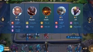 Đội Hình Mạnh Nhất CỜ LIÊN QUÂN Hệ THÚ NHÂN HẮC ÁM Với CRESHT 3 Sao SIÊU TO KHỔN