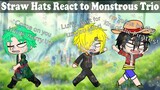 Straw Hats React to the Monstrous Trio || One Piece || 🍖🍖🍖