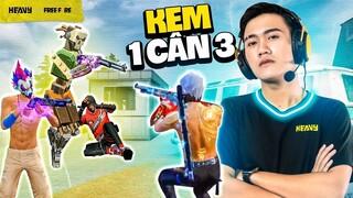 Tử Chiến 1 VS 3 Quét Sạch Người Chơi Cực Chiến | AS Mobile | HEAVY Free Fire