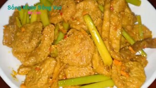 THỰC ĐƠN CHAY. LÁT HEO CHAY KHO SẢ NGHỆ.MÓN ĂN THANH ĐẠM CHO MỌI NHÀ 145