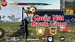 FreeFire / Trải Nghiệm Rank Vàng trình vàng  | AFK Quỷ Dữ