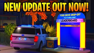 ER:LC UPDATE: New Charity LIVE EVENT, New Lightbars, Fire Alarms, & Jewelry Store Robbery! (Roblox)