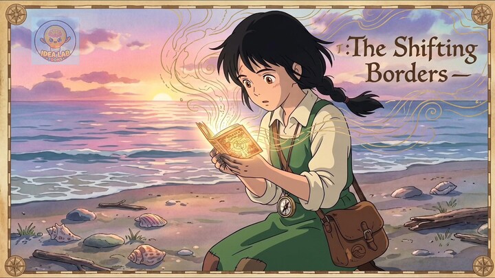 The Shifting Borders — A Ghibli-Style Story of Maps, Magic & Letting Go