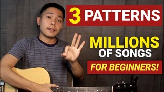 3 STRUMMING PATTERNS FOR BEGINNERS(TAGALOG TUTORIAL)
