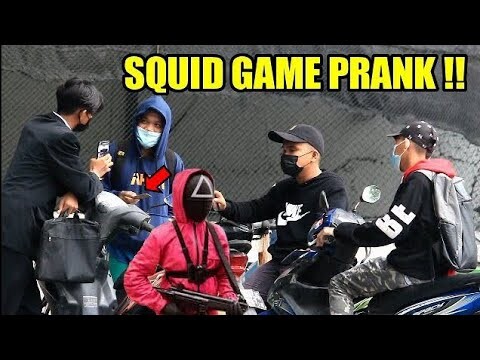 SQUID GAME PRANK ! PAKSA ORANG IKUT SQUID GAME ! SQUID GAME IN REAL LIFE ! PRANK INDONESIA BATAM
