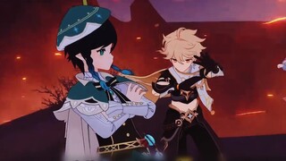 "He died in the windless sea of embers, and the wind could not take away his soul."