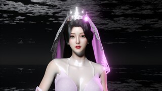 [Liu Shen Series] Pure white wedding dress dancing in the moonlight HD full version