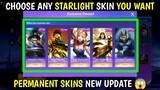 CHOOSE ANY STARLIGHT SKIN YOU WANT + SOME UPDATES || MOBILE LEGENDS