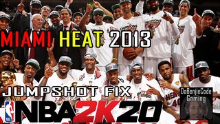 Miami Heat 2013 Jumpshot Fix NBA 2K20