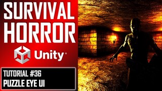 How To Make A Survival Horror Game - Unity Tutorial 036 - PUZZLE UI