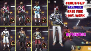 Config VVIP V2 SET BUNDLE YOUTUBER FREE FIRE INDONESIA WORK ALL GRAFIK