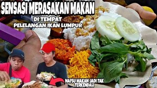 MERASAKAN SENSASI KULINER DI TEMPAT PELELANGAN IKAN - lesehan penyetan mbak Rini lumpur kab gresik