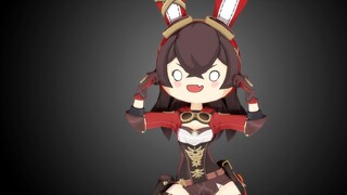 【Genshin Impact mmd】The Earl Rabbit Attacks!