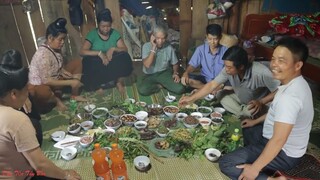 Bữa Cơm Toàn Món Ngon Tại Nhà Bố Mẹ  Vợ Chú Chung | Dân Tộc Tây Bắc