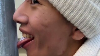 Licking the rod