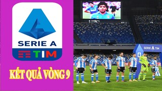 KẾT QUẢ VÒNG 9 SERIE A ITALIA 20-21