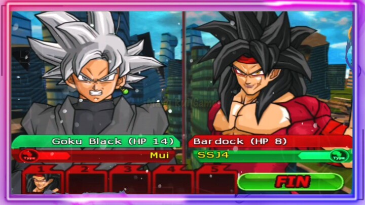 GOKU BLACK MUI VS BARDOCK SSJ 4 - DB MOD ANDROID GAMEPLAY