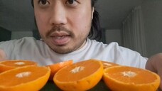 ASMR FAST & AGRESSIVE Plate Licking Mandarin Orange Juice 🍊