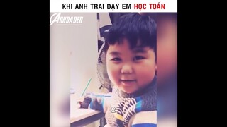 Khi Anh Trai Dạy Em Học Toán