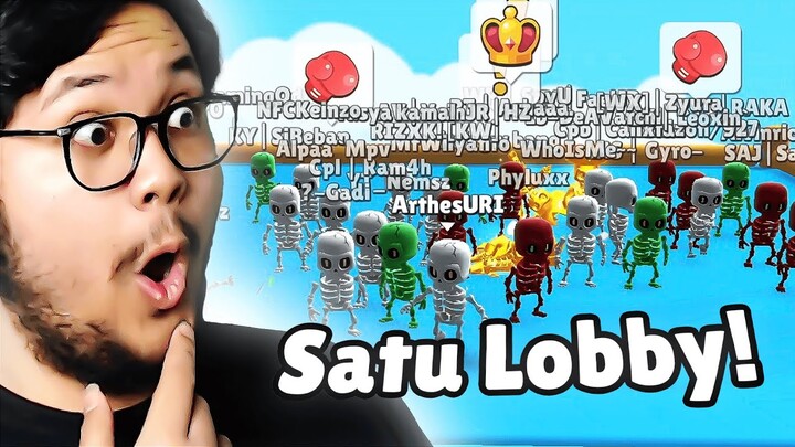 STUMBLE GUYS TAPI SEMUA ORANG PAKAI SKIN TENGKORAK!?