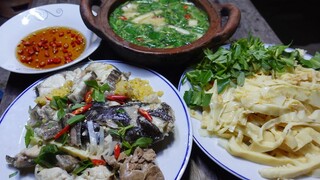 Sáng bán heo quay tối ăn lẩu. Lẩu cá ngát măng chua không đường - Bin Đen Miền Tây # 221