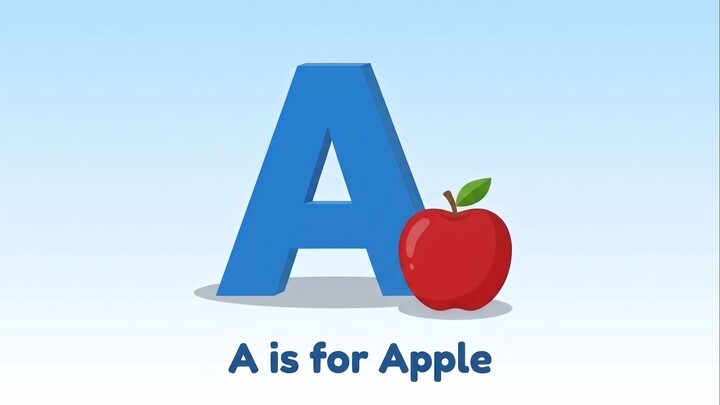 Learn English: The Letter A! 🍎