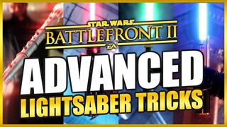 ADVANCED Lightsaber Tricks In Star Wars Battlefront 2 Tips