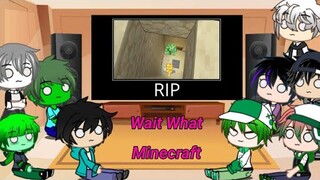 Monster School react to WAIT WHAT (Minecraft) (@Not Safe ) Part 1