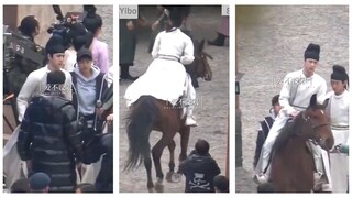 Wang Yibo skillfully rode and galloped around the set. It turns out he has so many talents