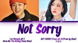 Lee Young Ji (Feat. pH-1) (이영지) - NOT SORRY (Prod. by Slom) SMTM11 Lyrics/가사 [Han|Rom|Eng]