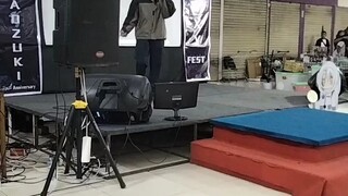 JerryCho Performance in Mixy Fest Karaoke J-Pop Contest (Fuji kaze - Shinunoga iwa)