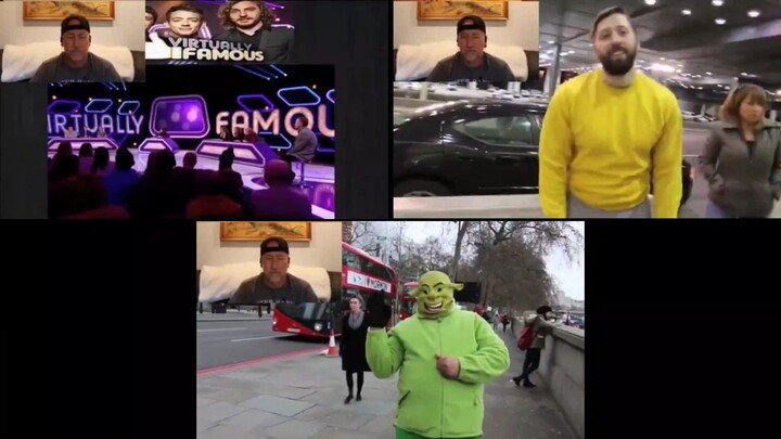 PSYCHO DAD ON TV IN LONDON BTS! Uncle Larry's Reaction