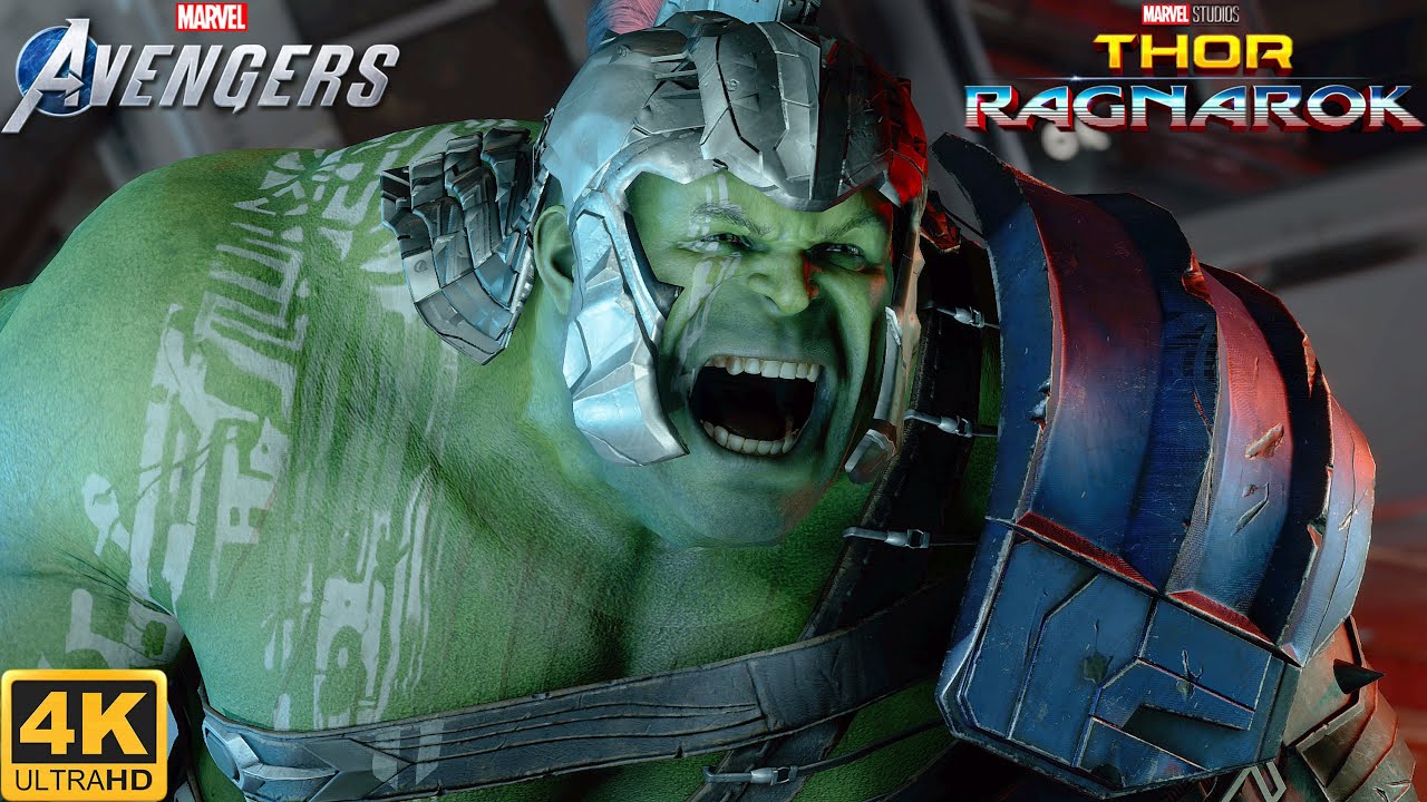 Marvel's Avengers - NEW MCU Thor Ragnarok Suit Gameplay 4K 60FPS