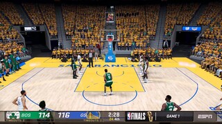 NBA 2K22 Ultra Modded Finals | Celtics vs Warriors | Full GAME 1 Highlights 4th Qtr