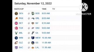 NBA Picks | November 12, 2022 | Philippine Time | Pinoy Sports Picks