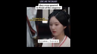 They even quarrel in front of emperor 😂🤣#lovelikethegalaxy #shorts #cdrama #zhaolusi #wulei #viral