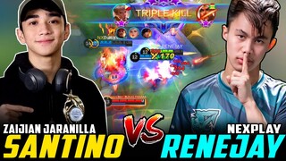 RENEJAY NAKATAPAT SI SANTINO (ZAIJIAN JARANILLA) SA RANK ~ MOBILE LEGENDS PH