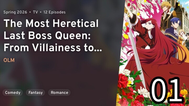 EP 01 The Most Heretical Last Boss Queen: From Villainess to Savior Season 2