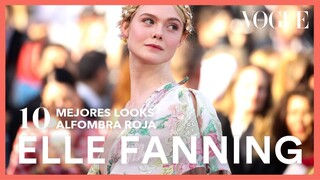 Elle Fanning y sus 10 looks más impactantes en la alfombra roja