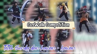 Teteh Sunda dkk CosWalk Competition Chara Demon Slayer😉😱