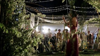 Dancing in a red dress under the night lights｜An impromptu dance at the AfterParty｜Wedding scene rec