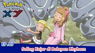 Pokémon the Series: XY  | EP7 Saling Kejar di Balapan Rhyhorn | Pokémon Indonesia