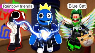 ROBLOX Rainbow Friends vs Hacker Brookhaven 🏡RP | Hacker turns into Rainbow Friends 😨 (JENNA 25)