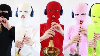 دفن الزهور من خمسة أجزاء