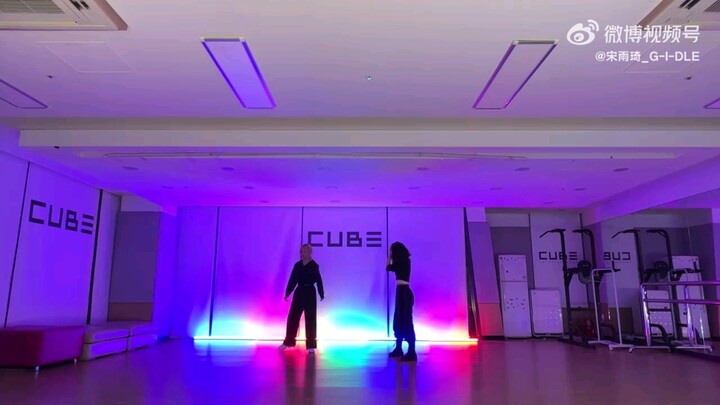 【(G)I-DLE】雨琦微博更新练舞视频