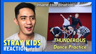 Stray Kids THUNDEROUS Dance Practice Video REACTION