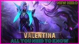 HOW TO USE THE NEW HERO VALENTINA | VALENTINA BEST BUILD, GAMEPLAY AND SKILL COMBO