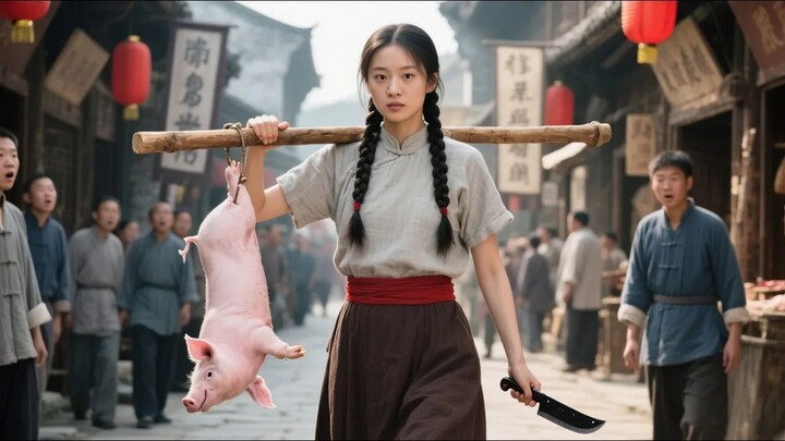 Bodyguard modern bereinkarnasi jadi wanita desa gemuk punya... (YT)